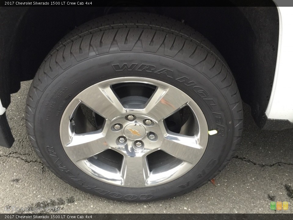 2017 Chevrolet Silverado 1500 LT Crew Cab 4x4 Wheel and Tire Photo #117340999