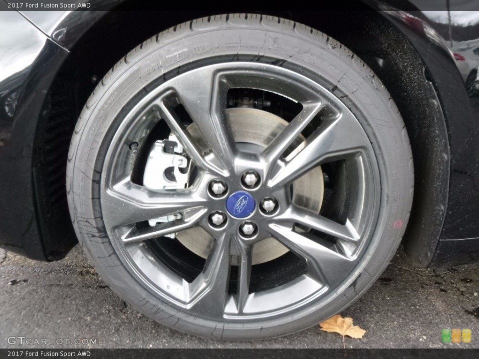 2017 Ford Fusion Sport AWD Wheel and Tire Photo #117346273