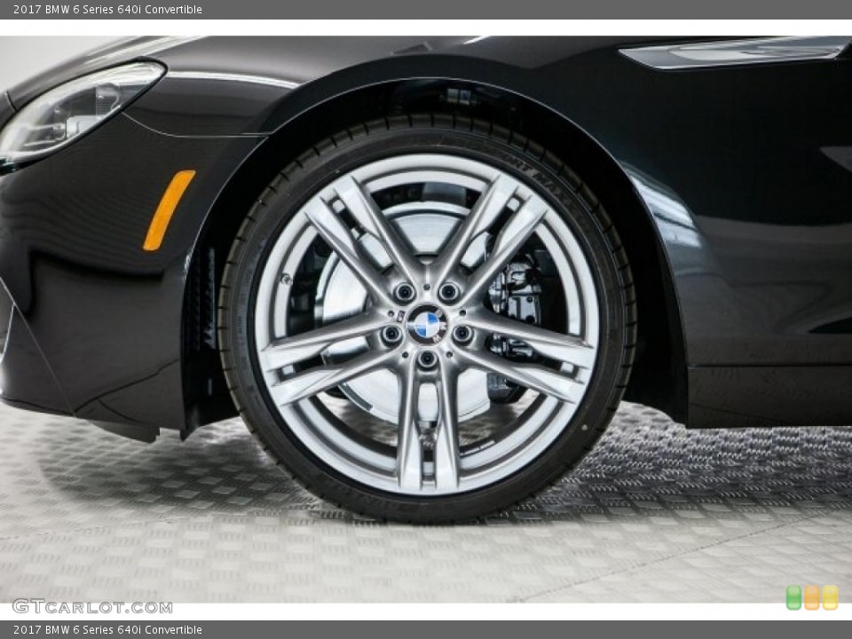 2017 BMW 6 Series 640i Convertible Wheel and Tire Photo #117352615