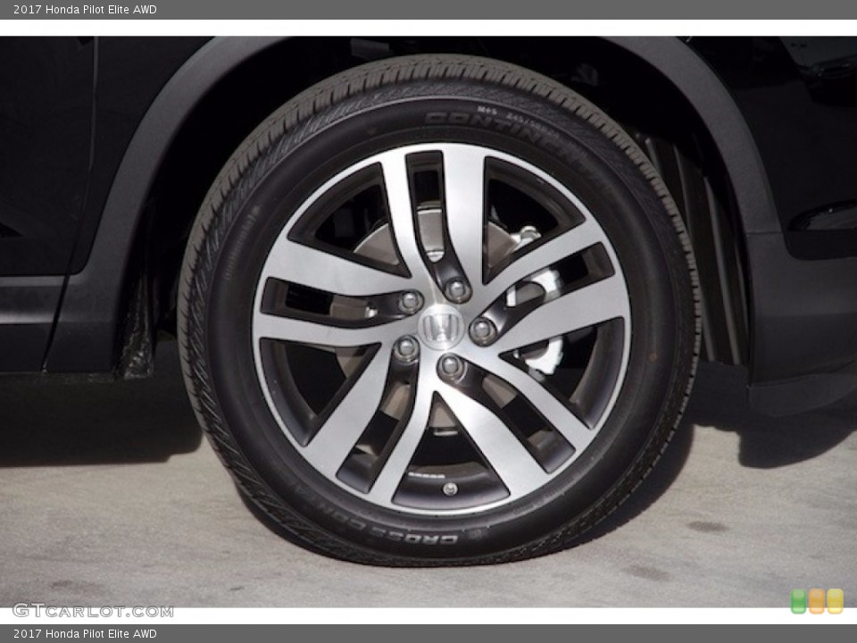 2017 Honda Pilot Elite AWD Wheel and Tire Photo #117358559