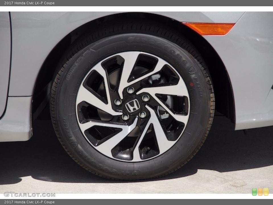2017 Honda Civic LX-P Coupe Wheel and Tire Photo #117363683