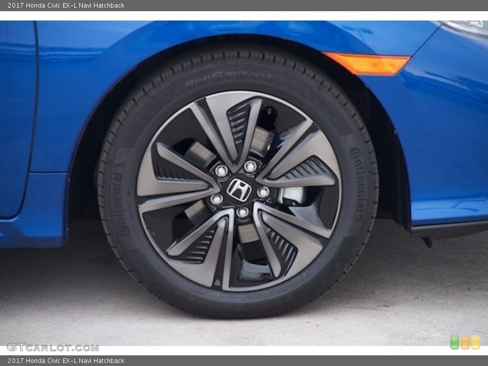 2017 Honda Civic EX-L Navi Hatchback Wheel and Tire Photo #117365318