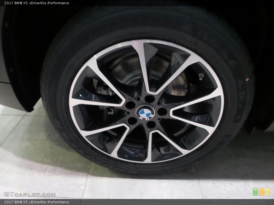 2017 BMW X5 xDrive40e iPerformance Wheel and Tire Photo #117386638