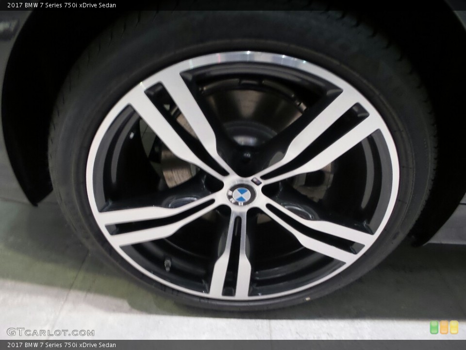 2017 BMW 7 Series 750i xDrive Sedan Wheel and Tire Photo #117387502