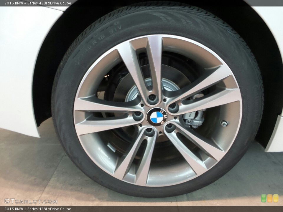 2016 BMW 4 Series 428i xDrive Coupe Wheel and Tire Photo #117388258