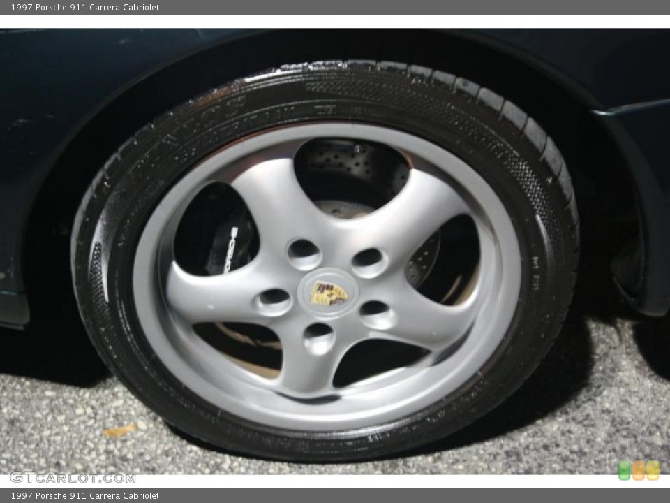 1997 Porsche 911 Carrera Cabriolet Wheel and Tire Photo #117401588