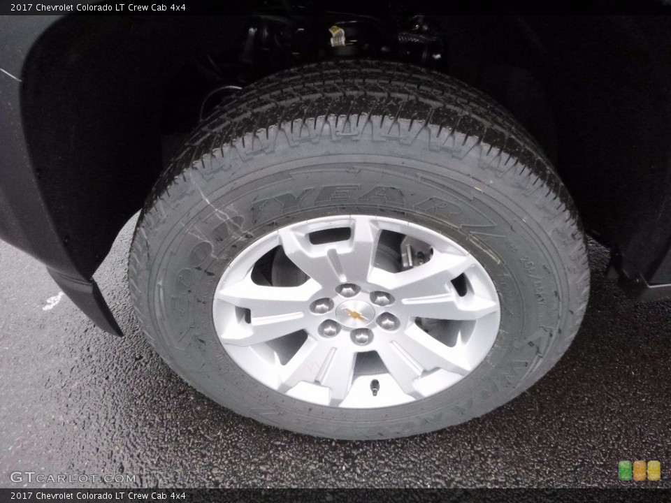 2017 Chevrolet Colorado LT Crew Cab 4x4 Wheel and Tire Photo #117404000