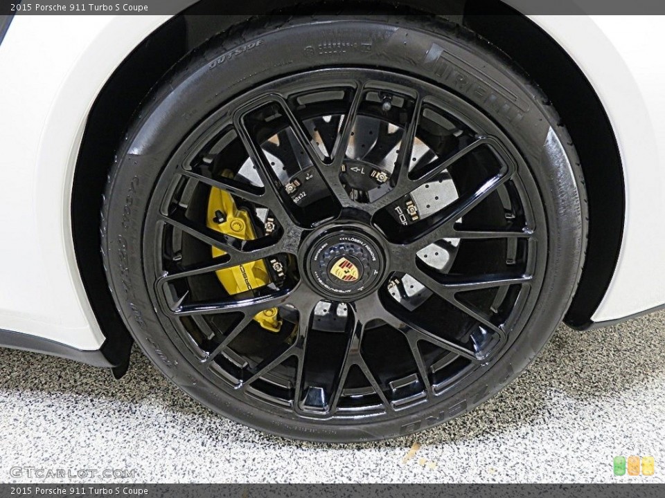 2015 Porsche 911 Turbo S Coupe Wheel and Tire Photo #117422147
