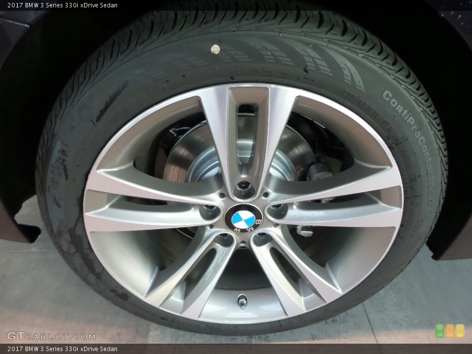 2017 BMW 3 Series 330i xDrive Sedan Wheel and Tire Photo #117423749