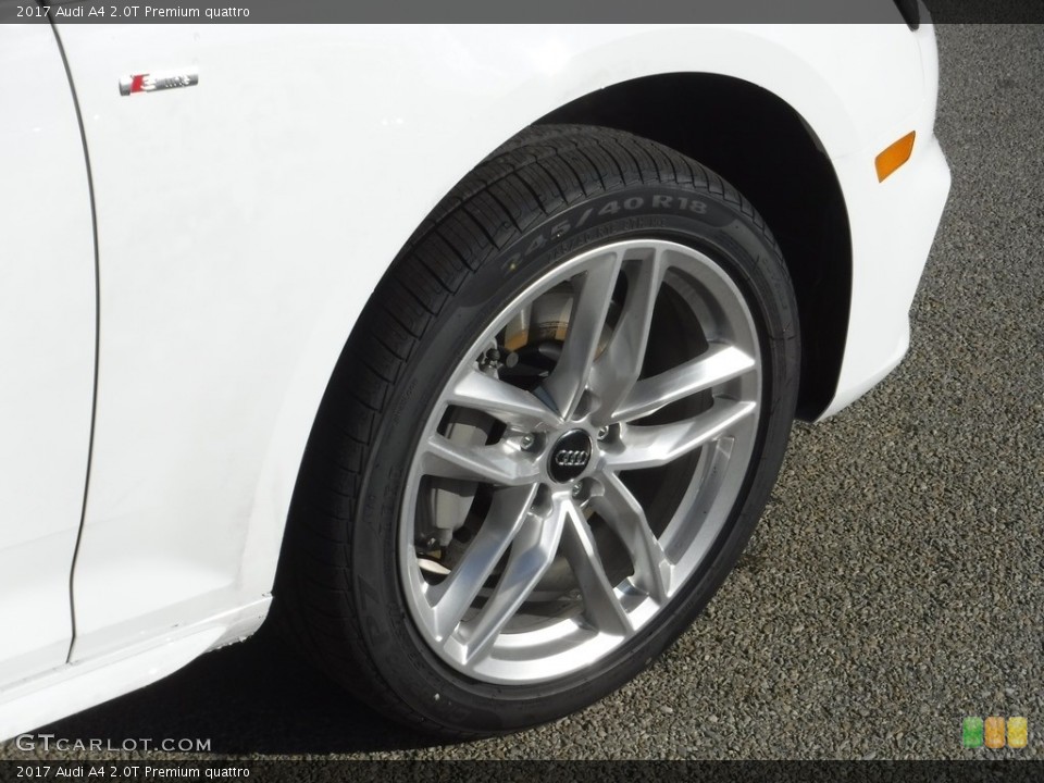 2017 Audi A4 2.0T Premium quattro Wheel and Tire Photo #117429815