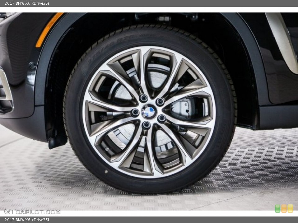 2017 BMW X6 xDrive35i Wheel and Tire Photo #117435093