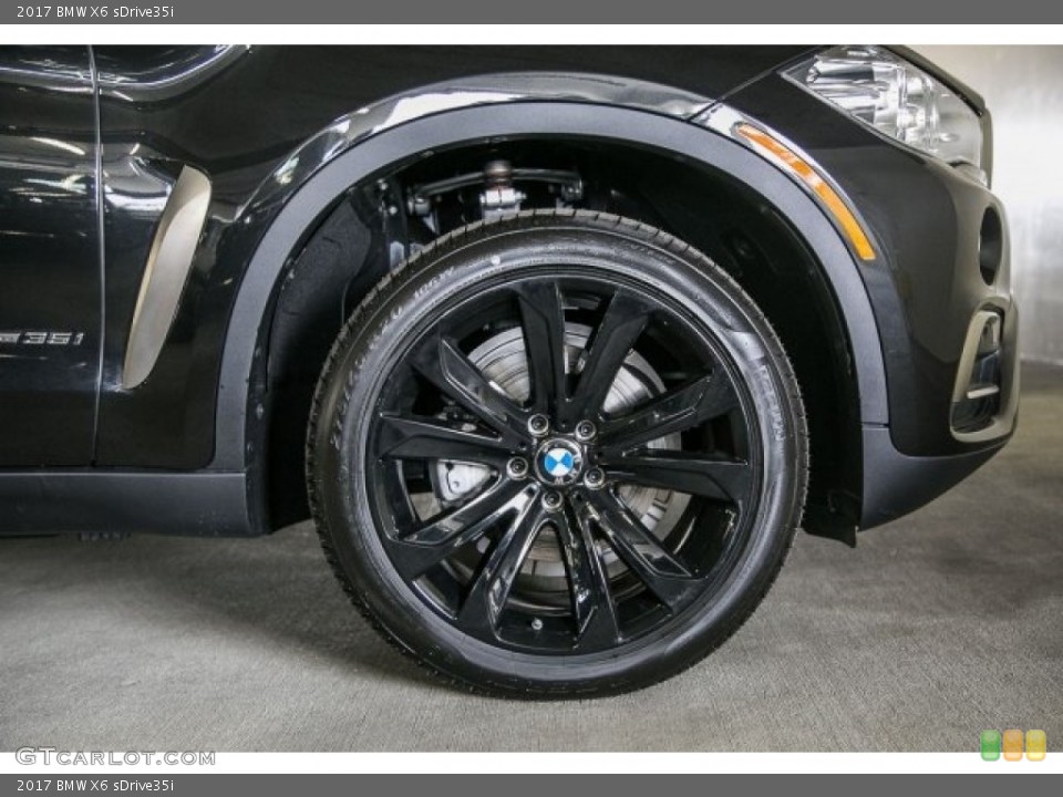 2017 BMW X6 sDrive35i Wheel and Tire Photo #117435324