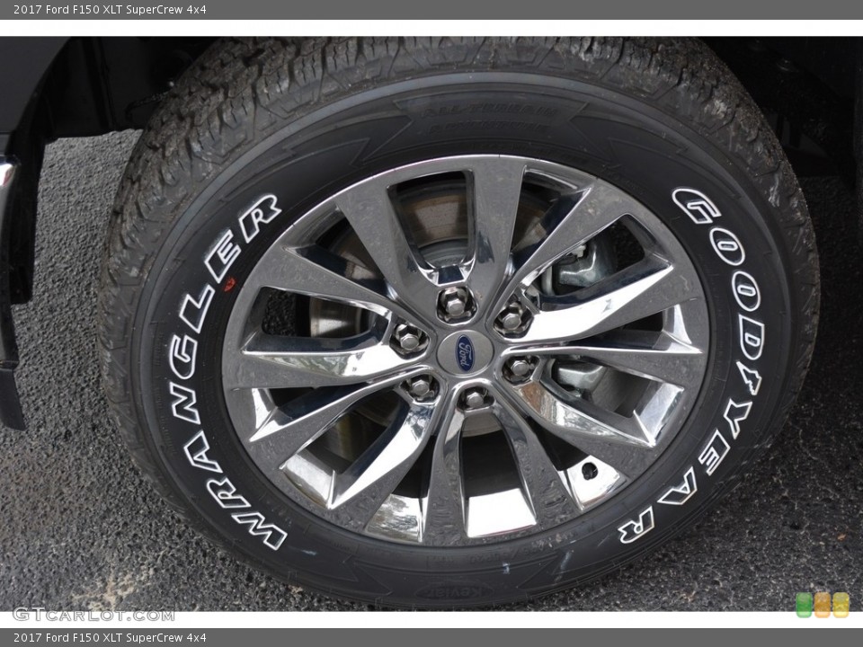2017 Ford F150 XLT SuperCrew 4x4 Wheel and Tire Photo #117441348