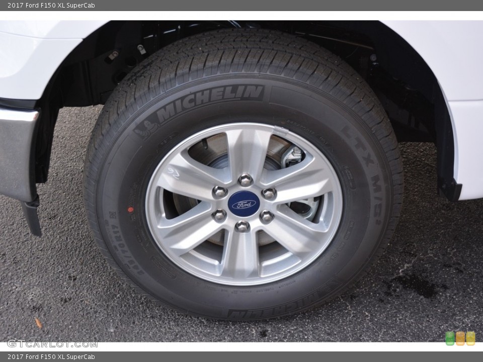 2017 Ford F150 XL SuperCab Wheel and Tire Photo #117441882