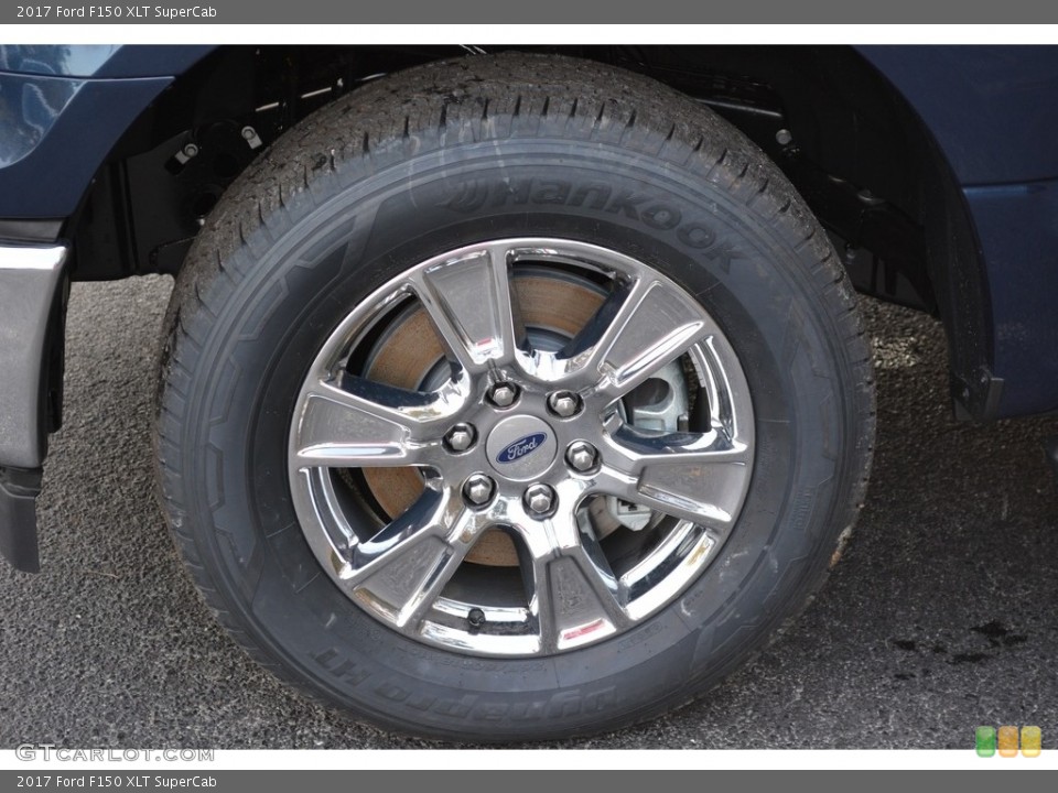 2017 Ford F150 XLT SuperCab Wheel and Tire Photo #117444792