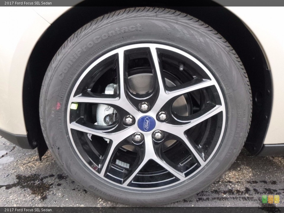 2017 Ford Focus SEL Sedan Wheel and Tire Photo #117448917
