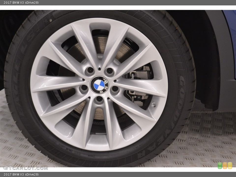 2017 BMW X3 sDrive28i Wheel and Tire Photo #117472640