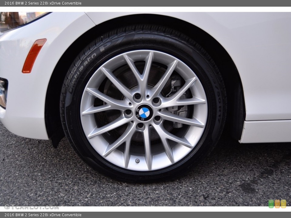 2016 BMW 2 Series 228i xDrive Convertible Wheel and Tire Photo #117479855