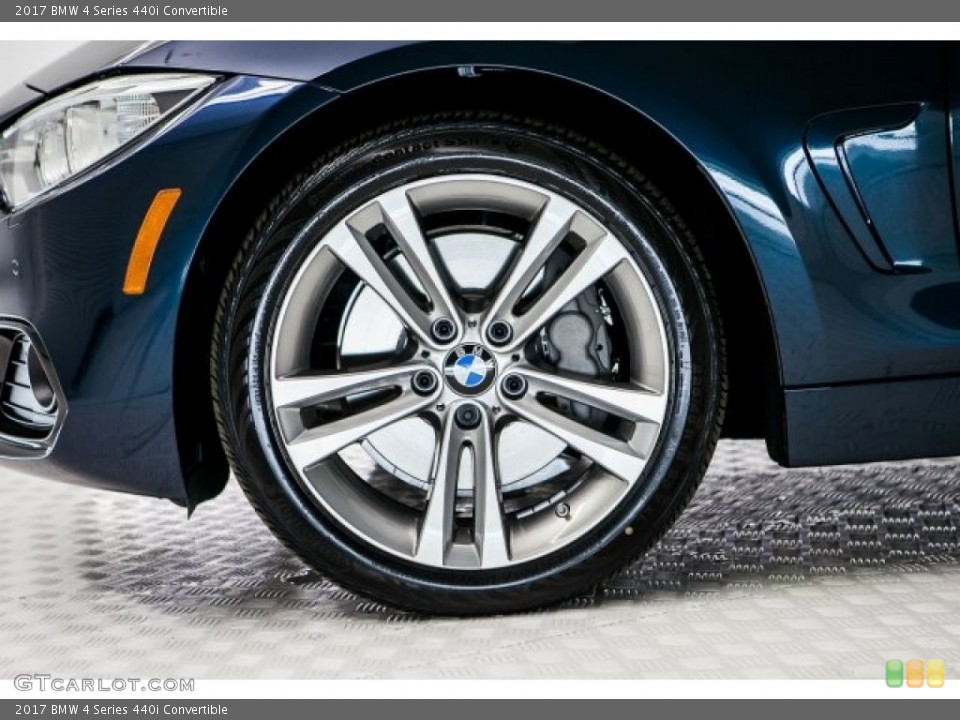 2017 BMW 4 Series 440i Convertible Wheel and Tire Photo #117480959