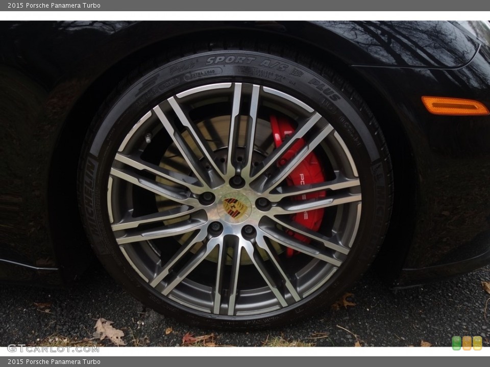 2015 Porsche Panamera Turbo Wheel and Tire Photo #117500713
