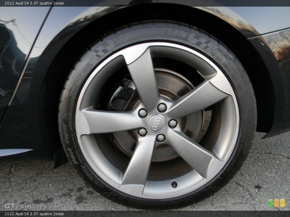 2012 Audi S4 3.0T quattro Sedan Wheel and Tire Photo #117510415