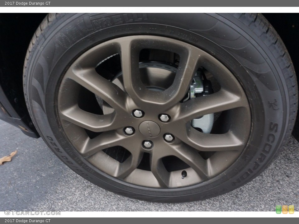 2017 Dodge Durango GT Wheel and Tire Photo #117510583