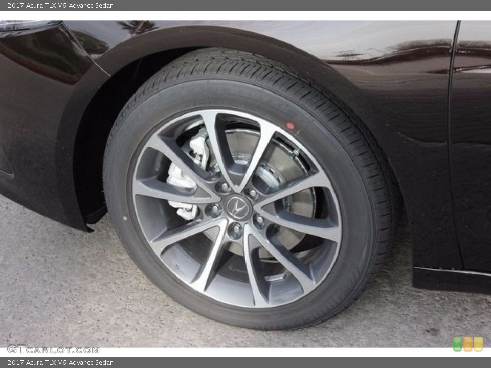 2017 Acura TLX V6 Advance Sedan Wheel and Tire Photo #117531265