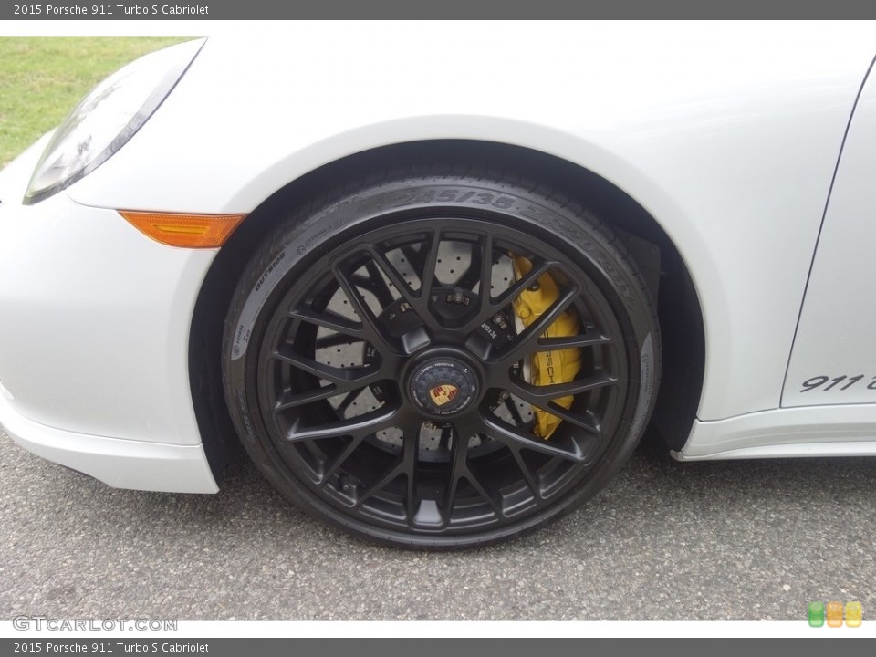 2015 Porsche 911 Turbo S Cabriolet Wheel and Tire Photo #117562559