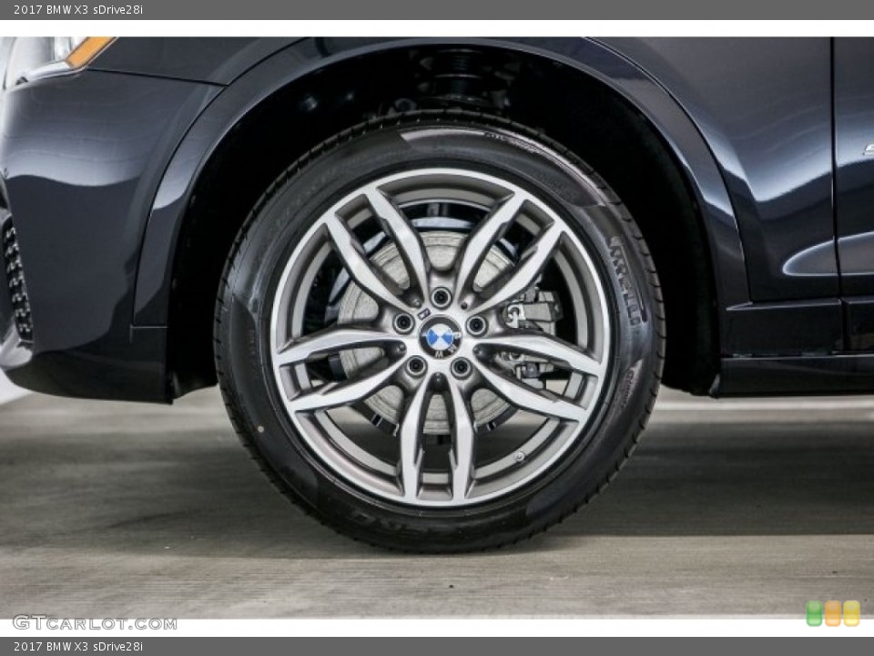2017 BMW X3 sDrive28i Wheel and Tire Photo #117615159