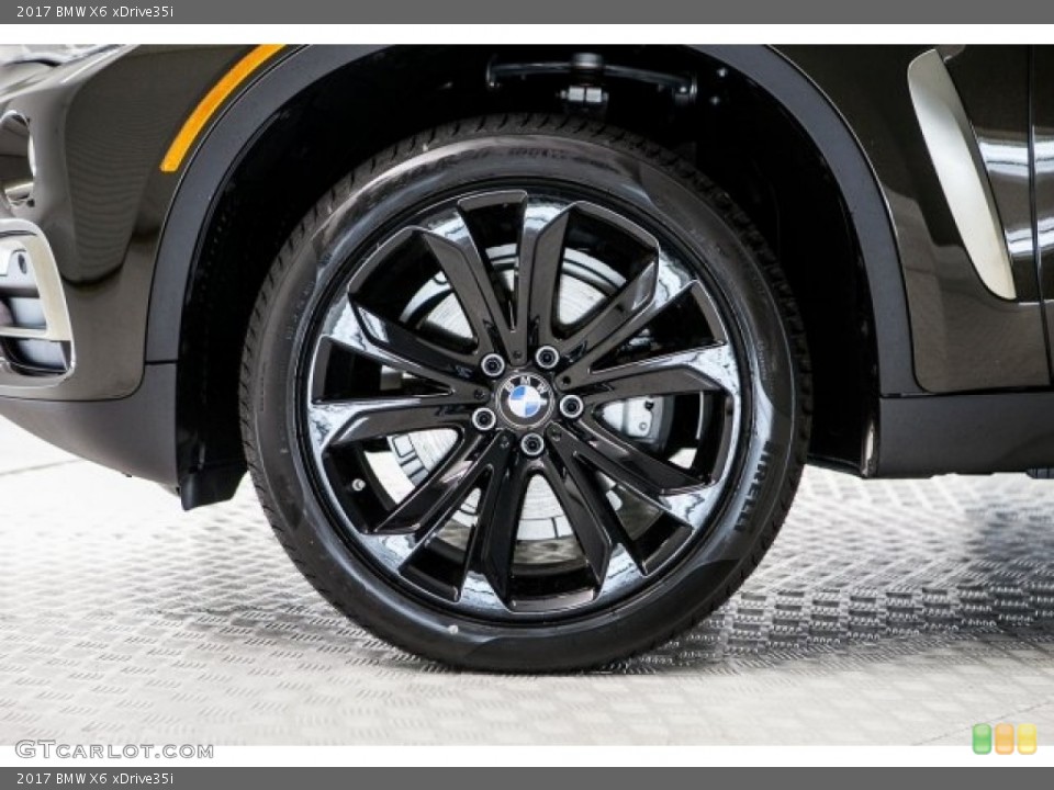 2017 BMW X6 xDrive35i Wheel and Tire Photo #117615786