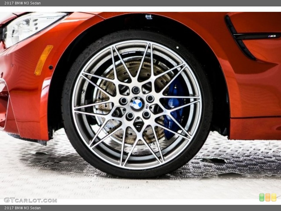 2017 BMW M3 Sedan Wheel and Tire Photo #117627402