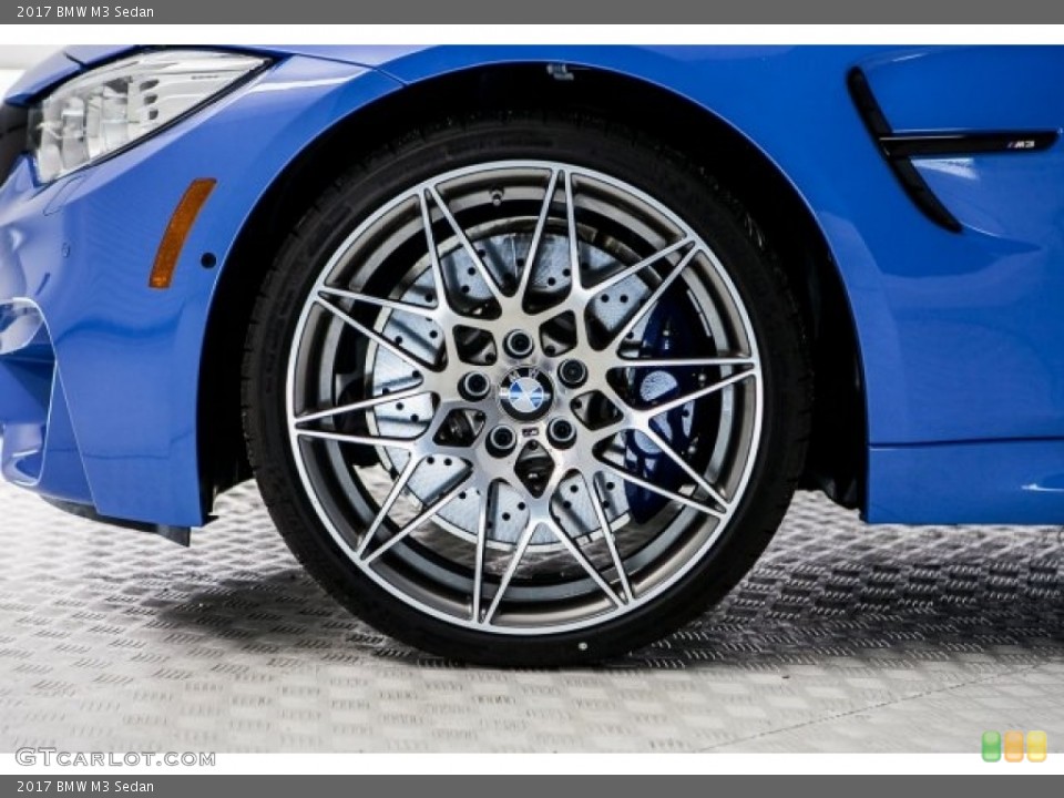 2017 BMW M3 Sedan Wheel and Tire Photo #117630374