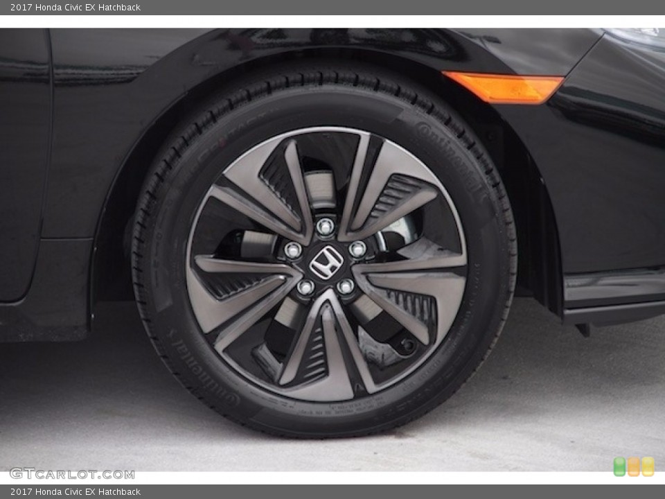 2017 Honda Civic EX Hatchback Wheel and Tire Photo #117632849
