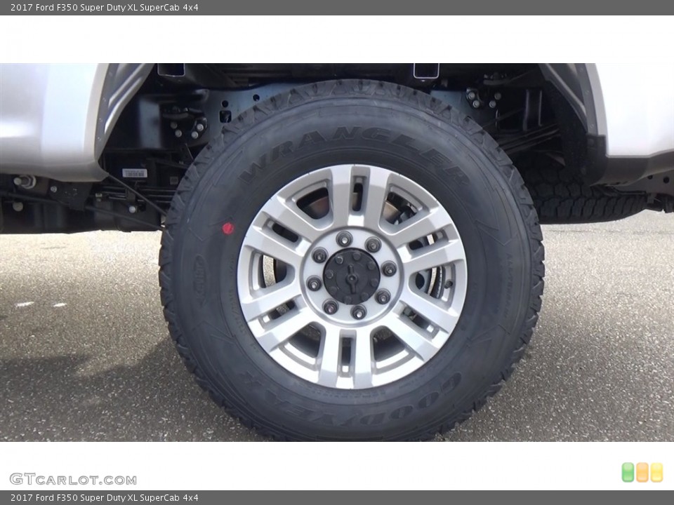 2017 Ford F350 Super Duty XL SuperCab 4x4 Wheel and Tire Photo #117633431