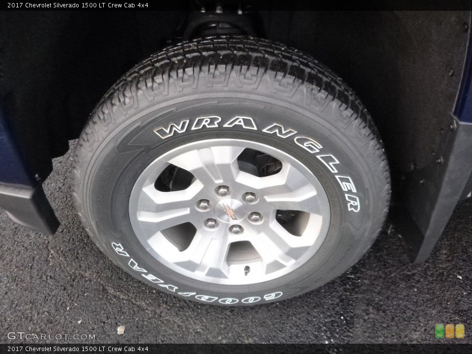 2017 Chevrolet Silverado 1500 LT Crew Cab 4x4 Wheel and Tire Photo #117676635