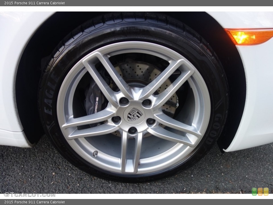 2015 Porsche 911 Carrera Cabriolet Wheel and Tire Photo #117699864