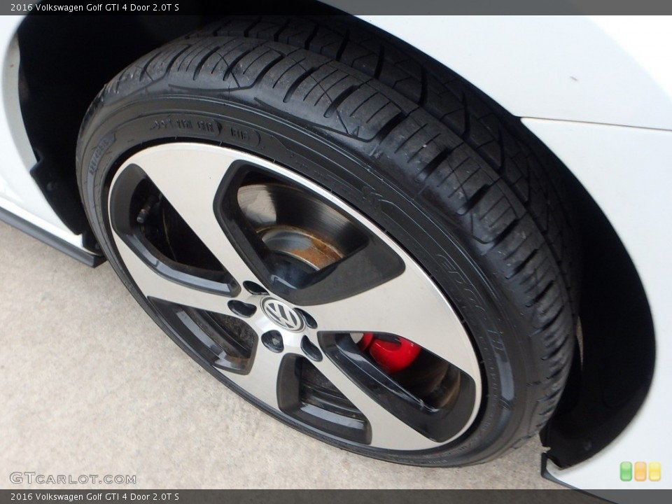 2016 Volkswagen Golf GTI 4 Door 2.0T S Wheel and Tire Photo #117716200