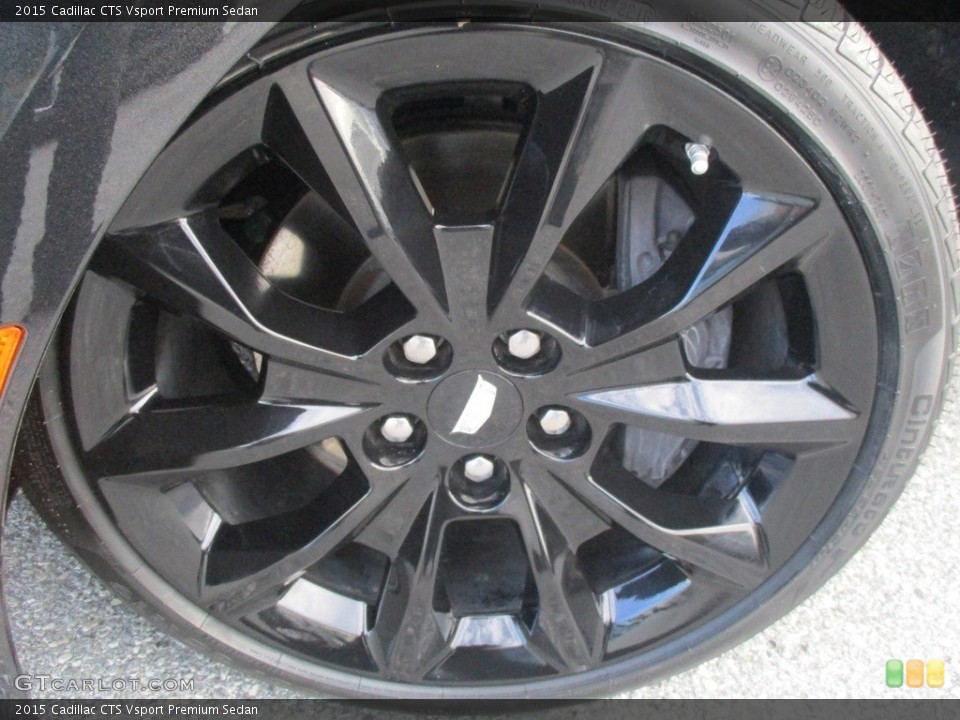 2015 Cadillac CTS Vsport Premium Sedan Wheel and Tire Photo #117725831