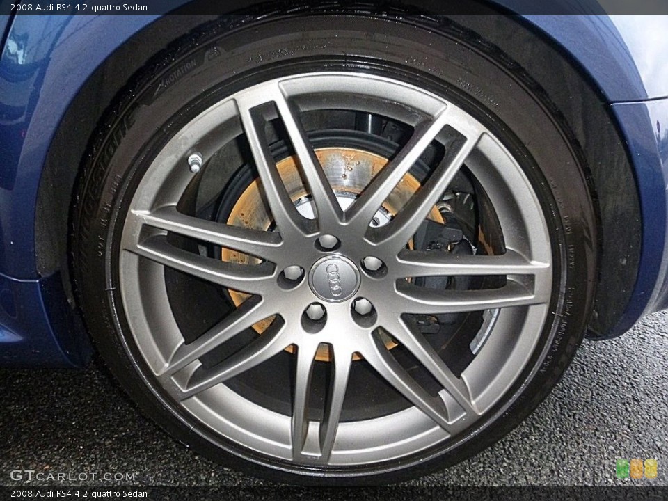 2008 Audi RS4 4.2 quattro Sedan Wheel and Tire Photo #117778174