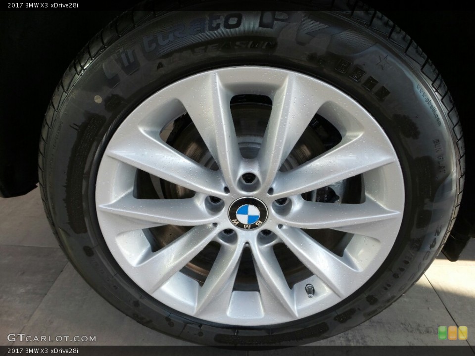 2017 BMW X3 xDrive28i Wheel and Tire Photo #117800161