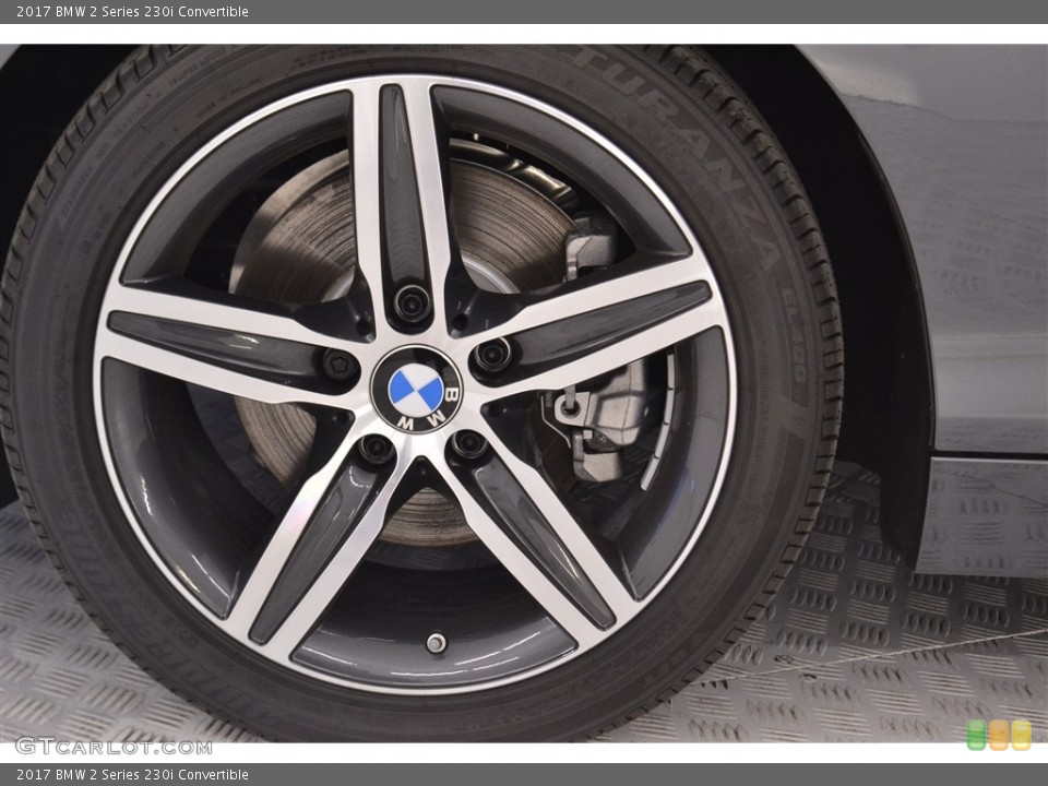 2017 BMW 2 Series 230i Convertible Wheel and Tire Photo #117817573