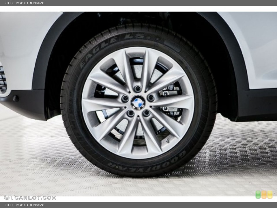2017 BMW X3 sDrive28i Wheel and Tire Photo #117842935