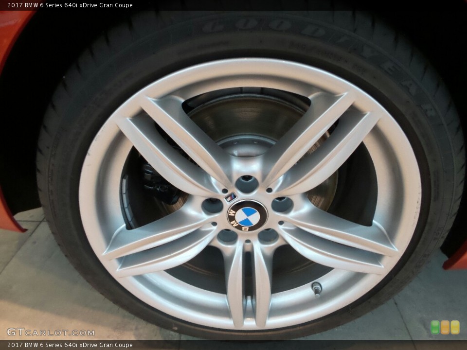 2017 BMW 6 Series 640i xDrive Gran Coupe Wheel and Tire Photo #117876034