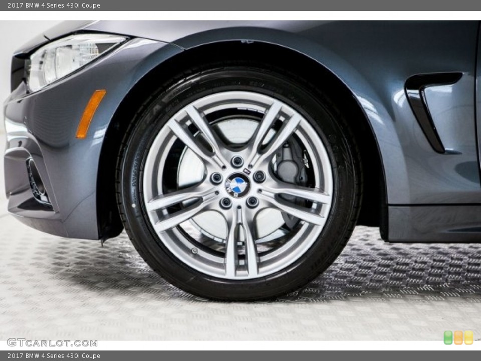 2017 BMW 4 Series 430i Coupe Wheel and Tire Photo #117934954