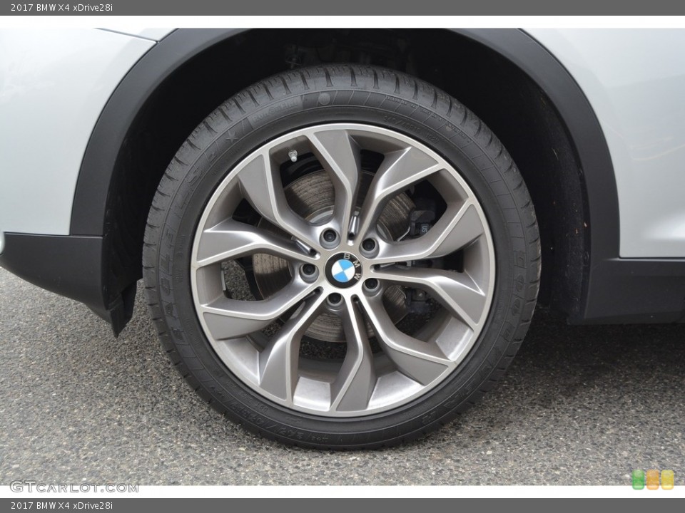 2017 BMW X4 xDrive28i Wheel and Tire Photo #117943193