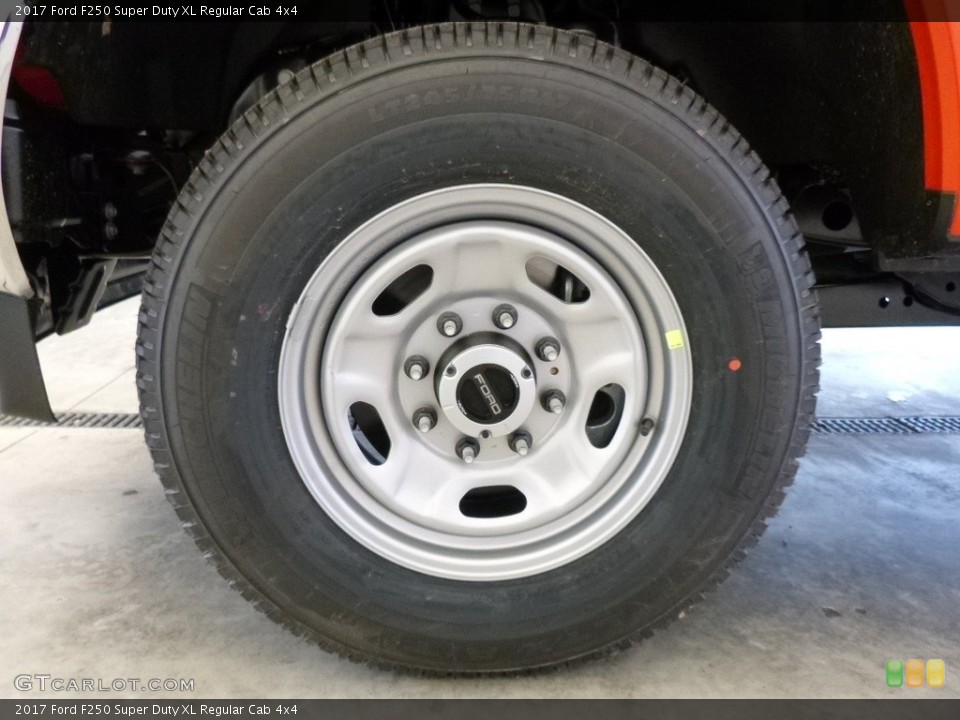 2017 Ford F250 Super Duty XL Regular Cab 4x4 Wheel and Tire Photo #117948410