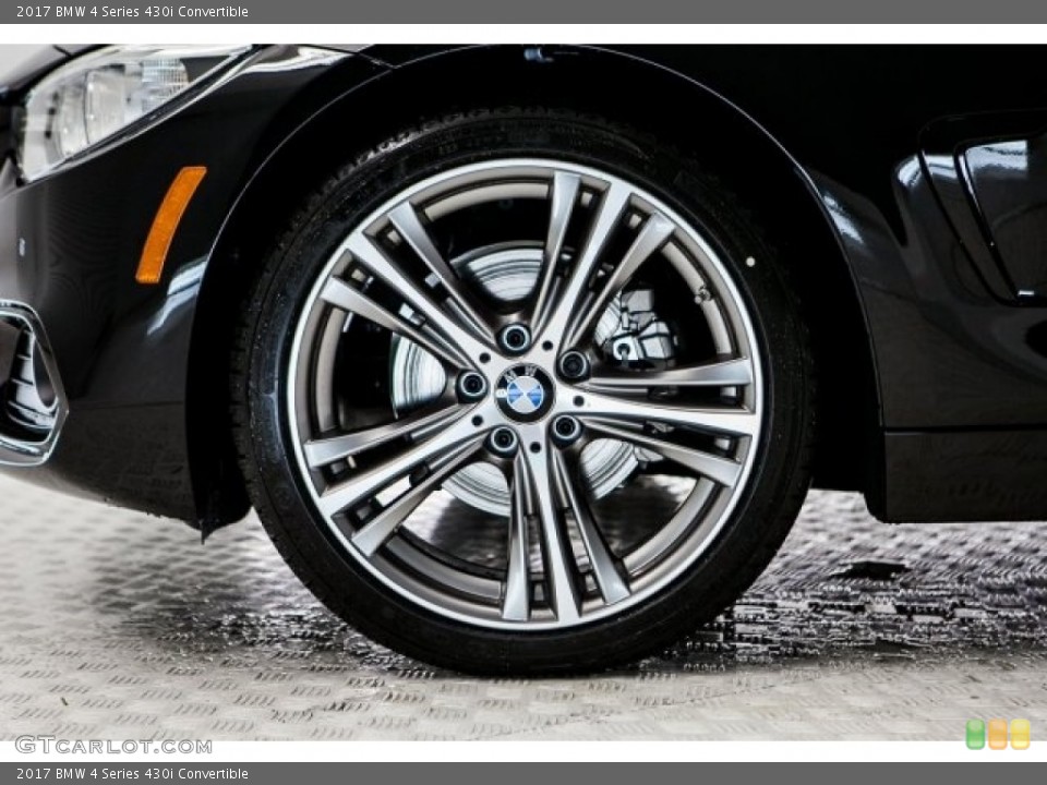 2017 BMW 4 Series 430i Convertible Wheel and Tire Photo #117970487