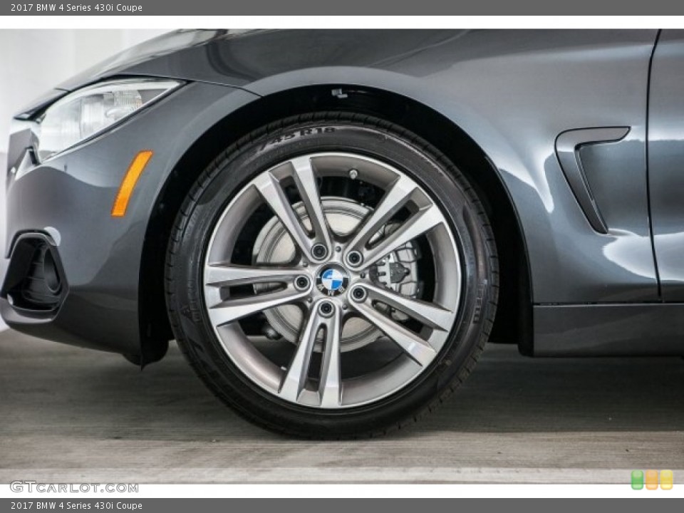 2017 BMW 4 Series 430i Coupe Wheel and Tire Photo #117978978