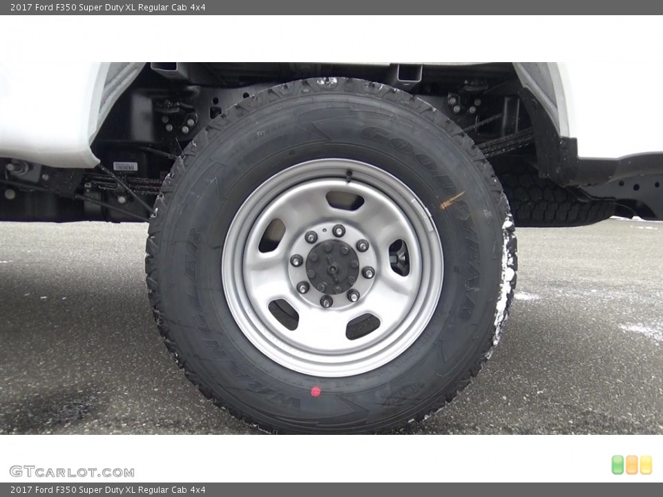 2017 Ford F350 Super Duty XL Regular Cab 4x4 Wheel and Tire Photo #117986755