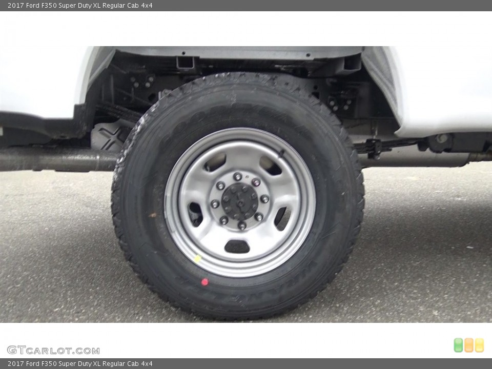 2017 Ford F350 Super Duty XL Regular Cab 4x4 Wheel and Tire Photo #117986803